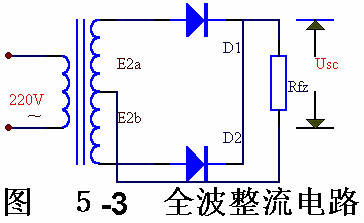 電子電路圖，整流二極管的作用,整流電路